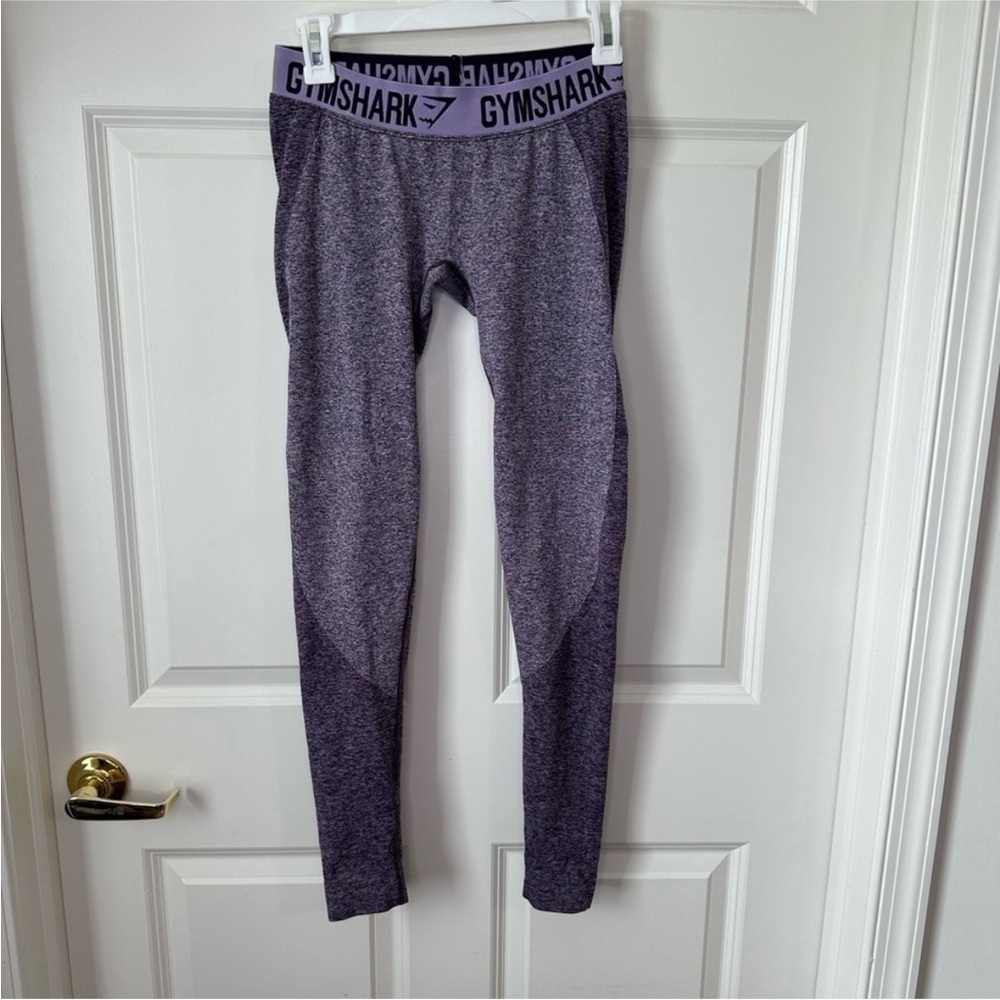 Gymshark Flex Leggings Women's Heather Purple Athletic Fitness Gym Size M